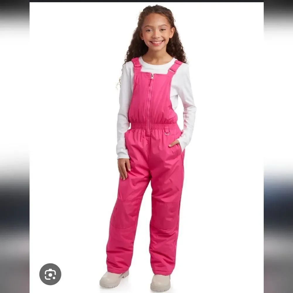 Pink Platinum Vibrant Pink Kids Overalls Size 6 NWOT
